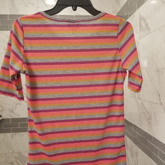 LuLaRoe Short sleeve Striped Tee, size small - Picture 3 of 3